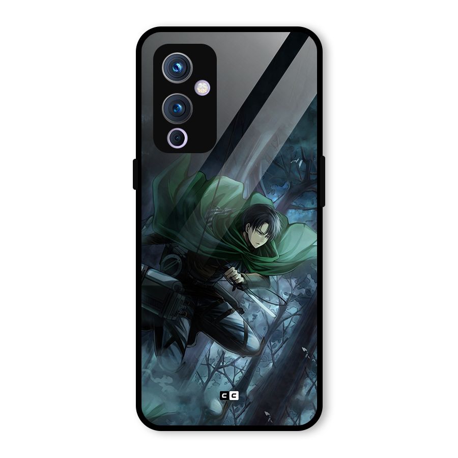 Cool Captain Levi Glass Back Case for OnePlus 9