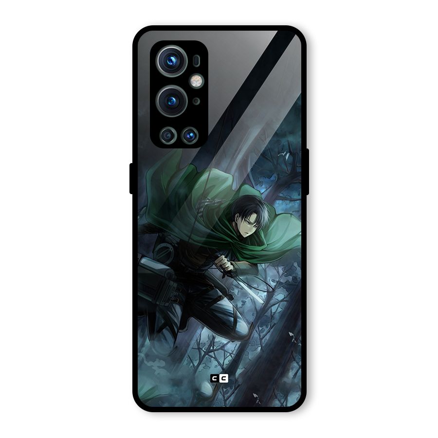 Cool Captain Levi Glass Back Case for OnePlus 9 Pro