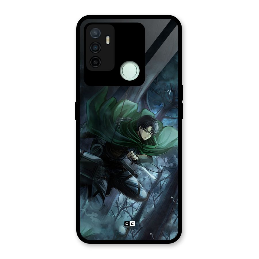 Cool Captain Levi Glass Back Case for Oppo A53