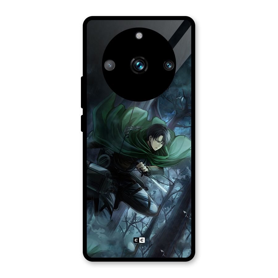 Cool Captain Levi Glass Back Case for Realme 11 Pro Plus