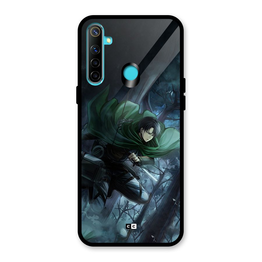 Cool Captain Levi Glass Back Case for Realme 5s