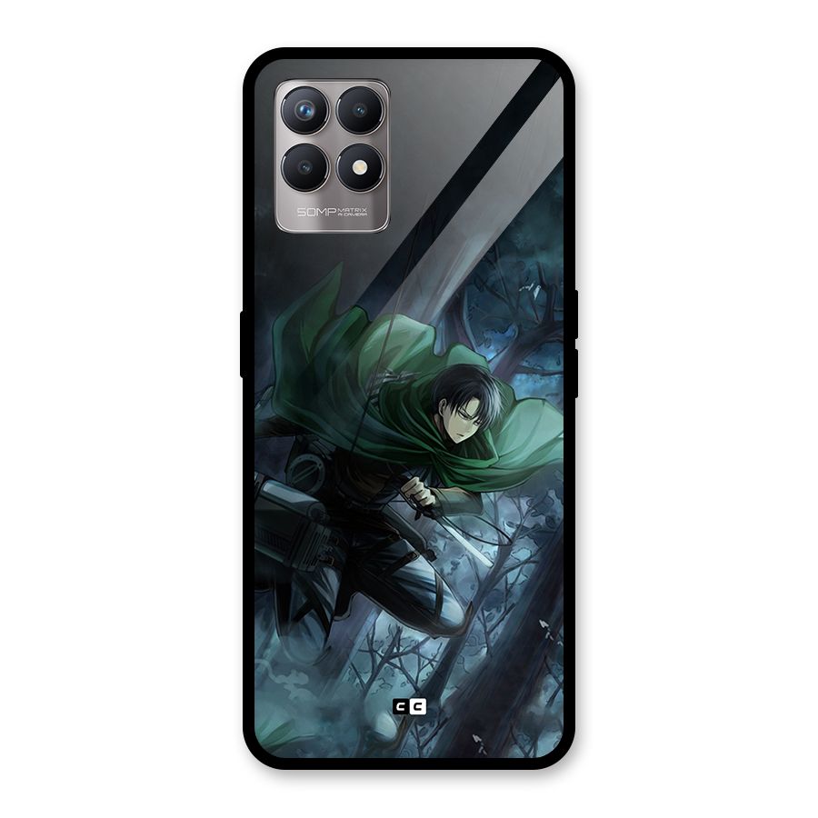 Cool Captain Levi Glass Back Case for Realme 8i