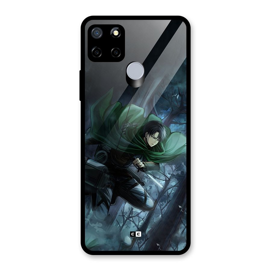 Cool Captain Levi Glass Back Case for Realme C12
