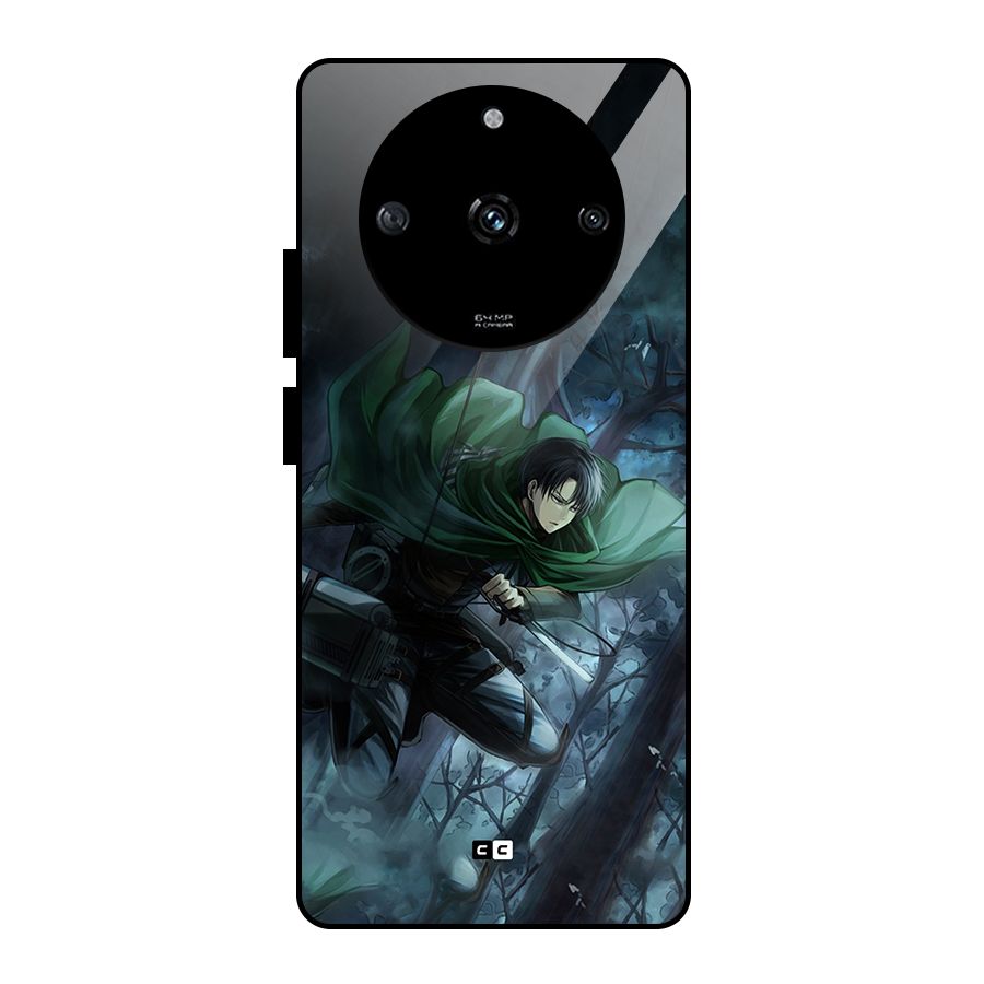 Cool Captain Levi Glass Back Case for Realme Narzo 60 5G