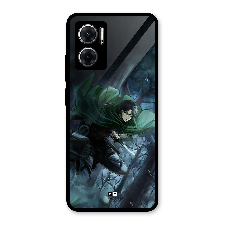 Cool Captain Levi Glass Back Case for Redmi 11 Prime 5G