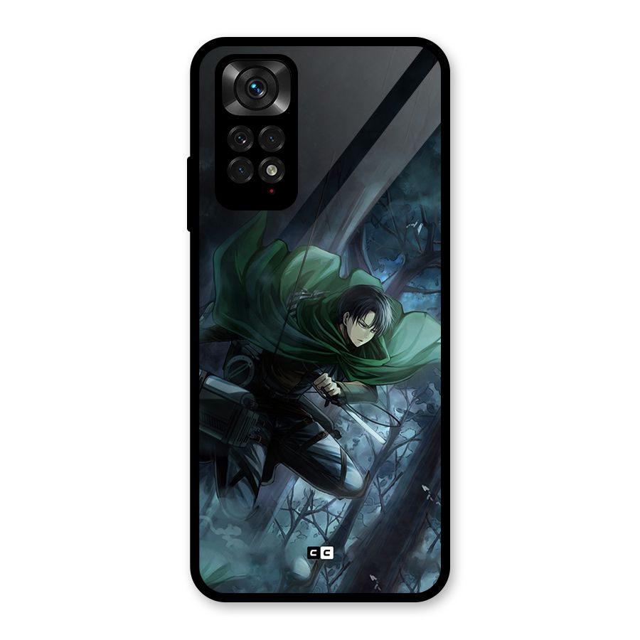 Cool Captain Levi Glass Back Case for Redmi Note 11S