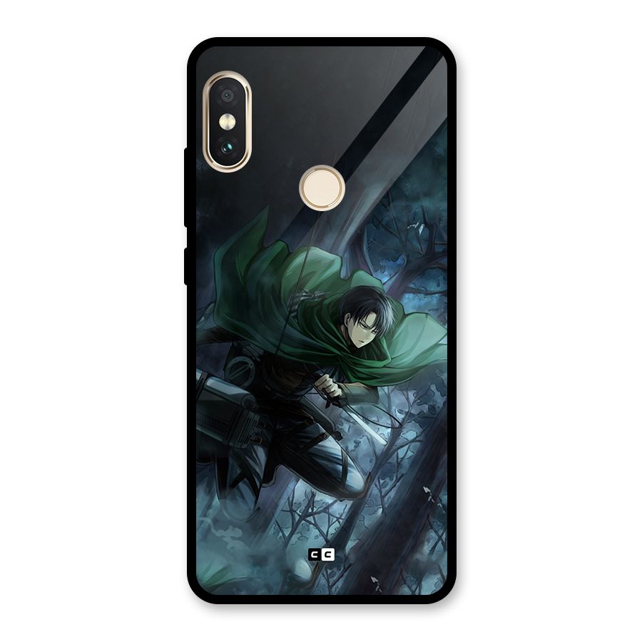 Cool Captain Levi Glass Back Case for Redmi Note 5 Pro