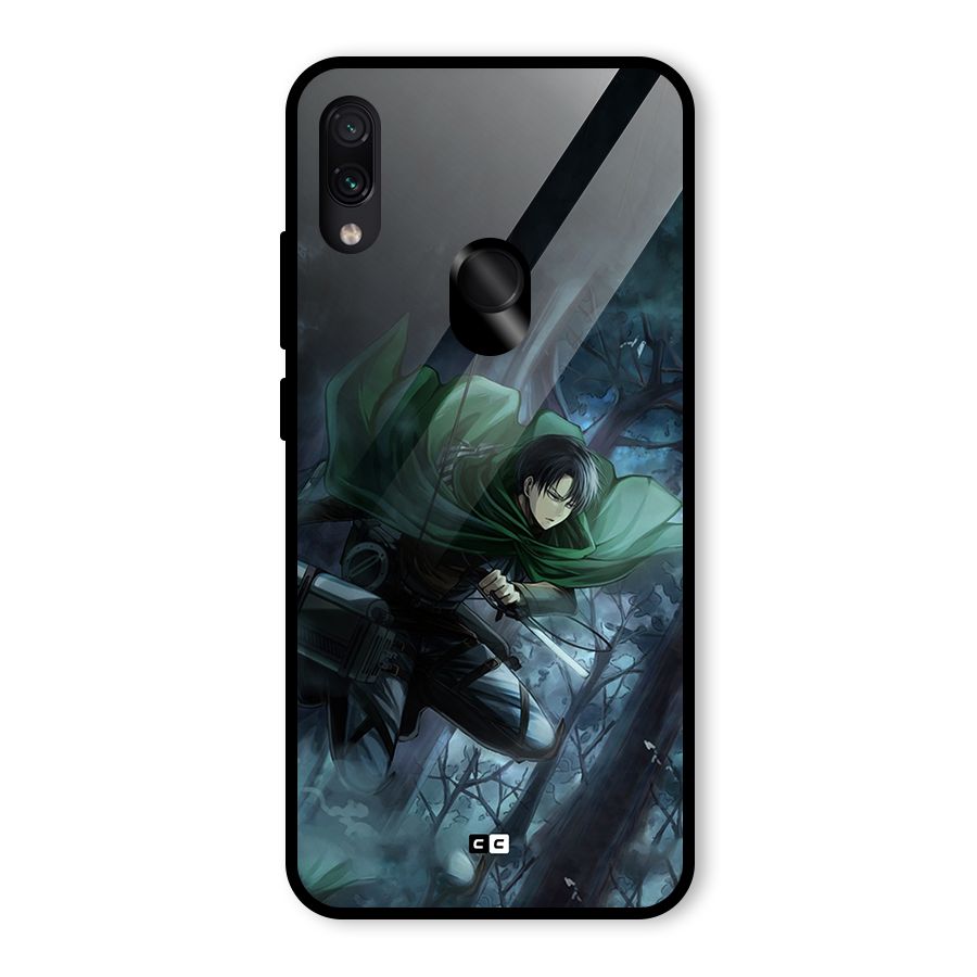 Cool Captain Levi Glass Back Case for Redmi Note 7 Pro