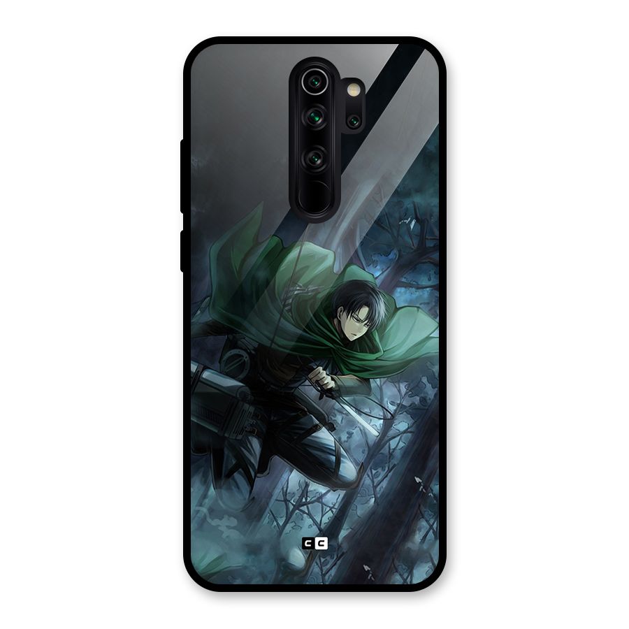 Cool Captain Levi Glass Back Case for Redmi Note 8 Pro