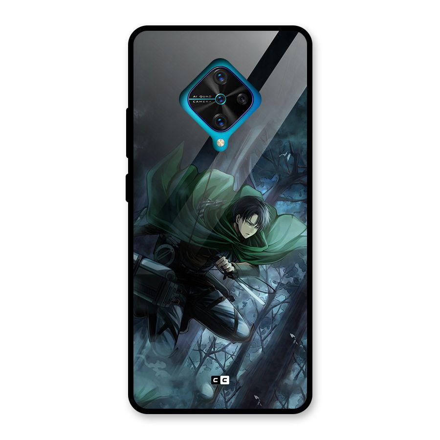 Cool Captain Levi Glass Back Case for Vivo S1 Pro