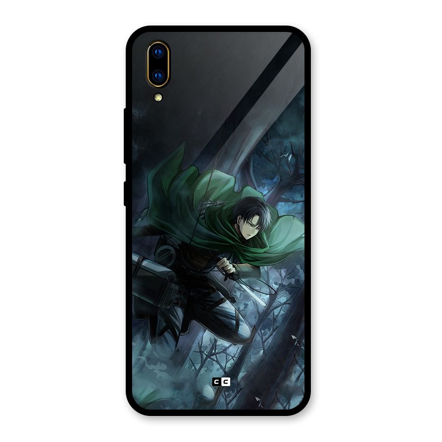 Cool Captain Levi Glass Back Case for Vivo V11 Pro