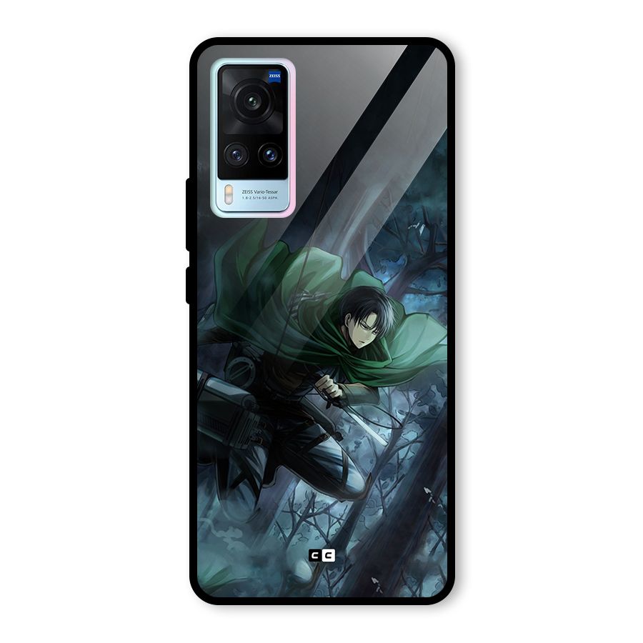 Cool Captain Levi Glass Back Case for Vivo X60