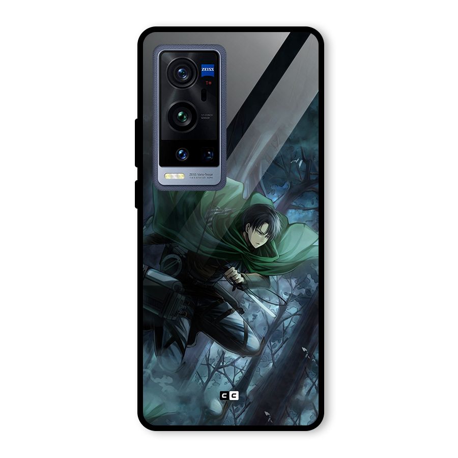 Cool Captain Levi Glass Back Case for Vivo X60 Pro Plus