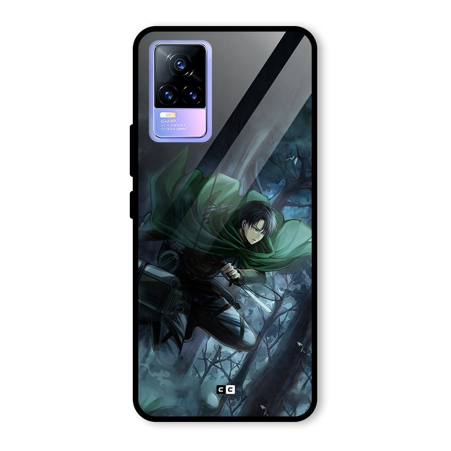 Cool Captain Levi Glass Back Case for Vivo Y73