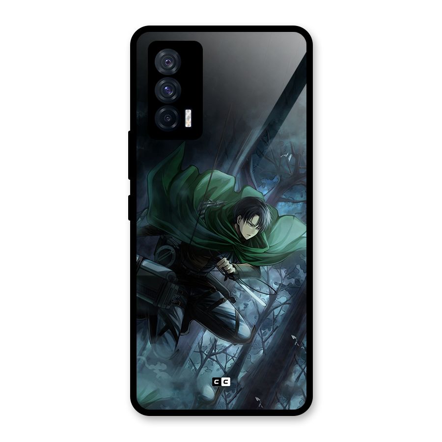 Cool Captain Levi Glass Back Case for Vivo iQOO 7 5G