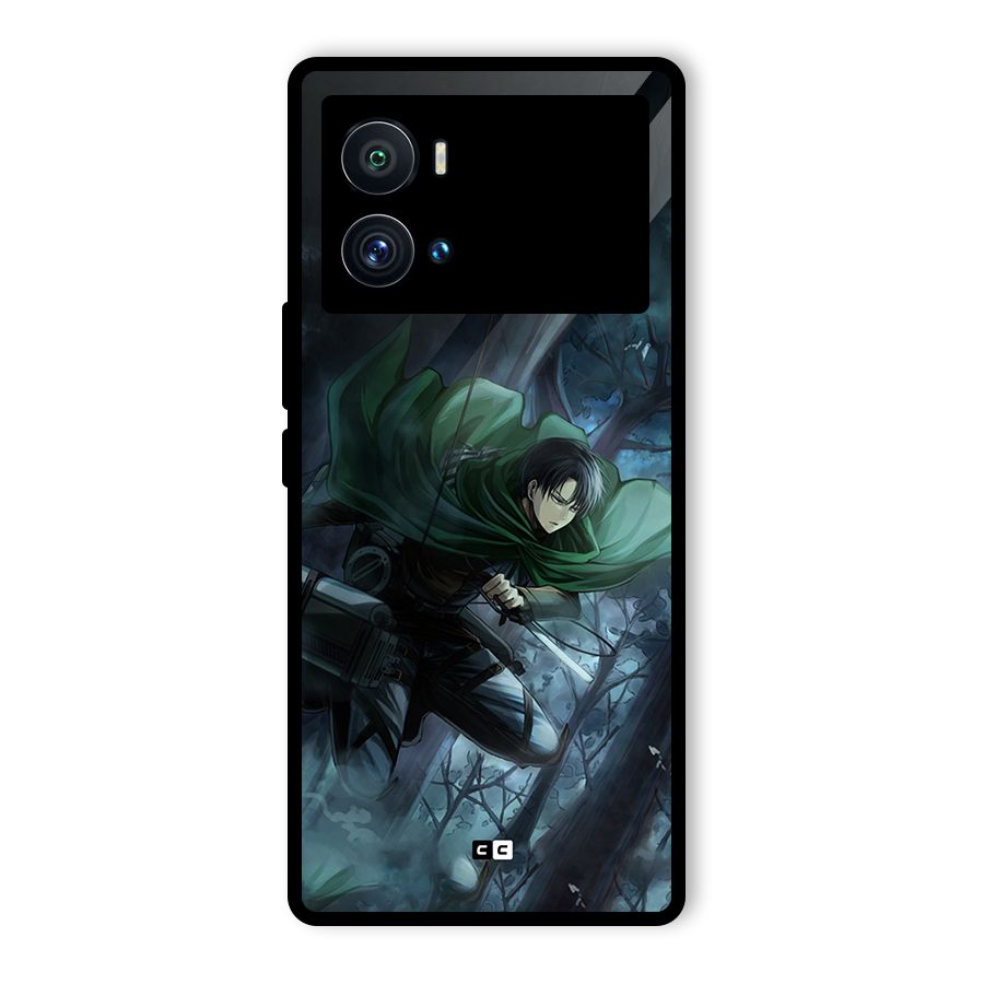 Cool Captain Levi Glass Back Case for Vivo iQOO 9 Pro