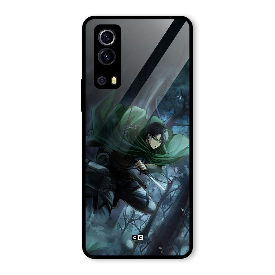Cool Captain Levi Glass Back Case for Vivo iQOO Z3