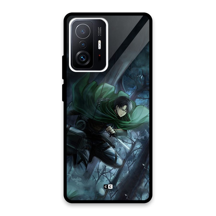 Cool Captain Levi Glass Back Case for Xiaomi 11T Pro