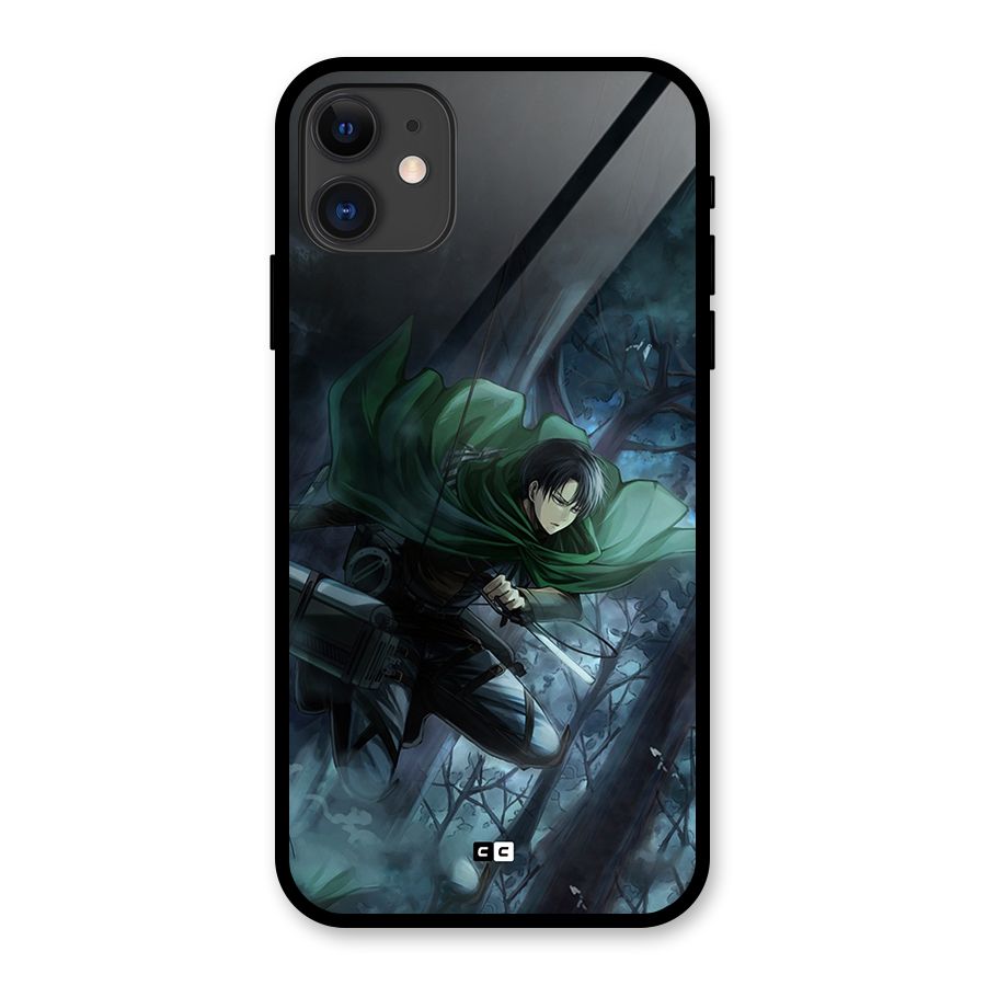 Cool Captain Levi Glass Back Case for iPhone 11