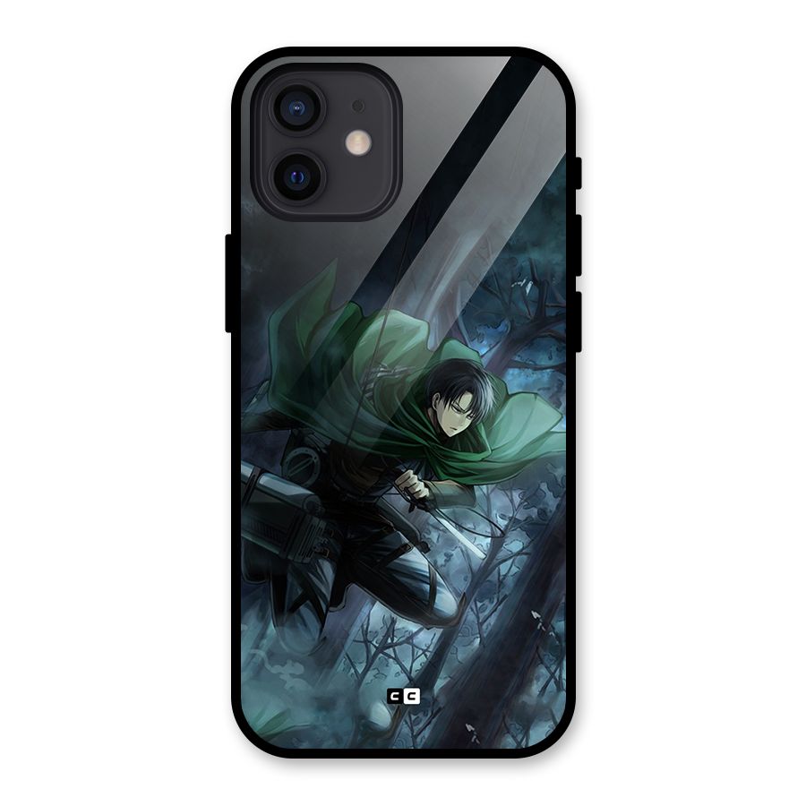 Cool Captain Levi Glass Back Case for iPhone 12