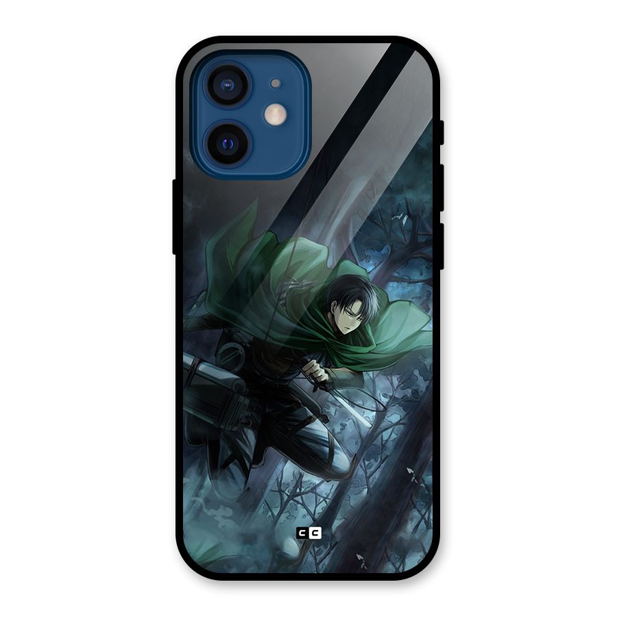 Cool Captain Levi Glass Back Case for iPhone 12 Mini