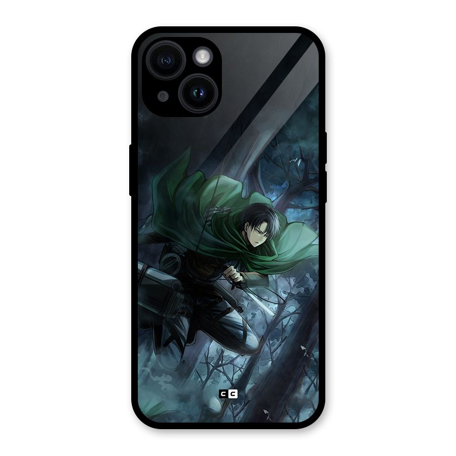 Cool Captain Levi Glass Back Case for iPhone 14