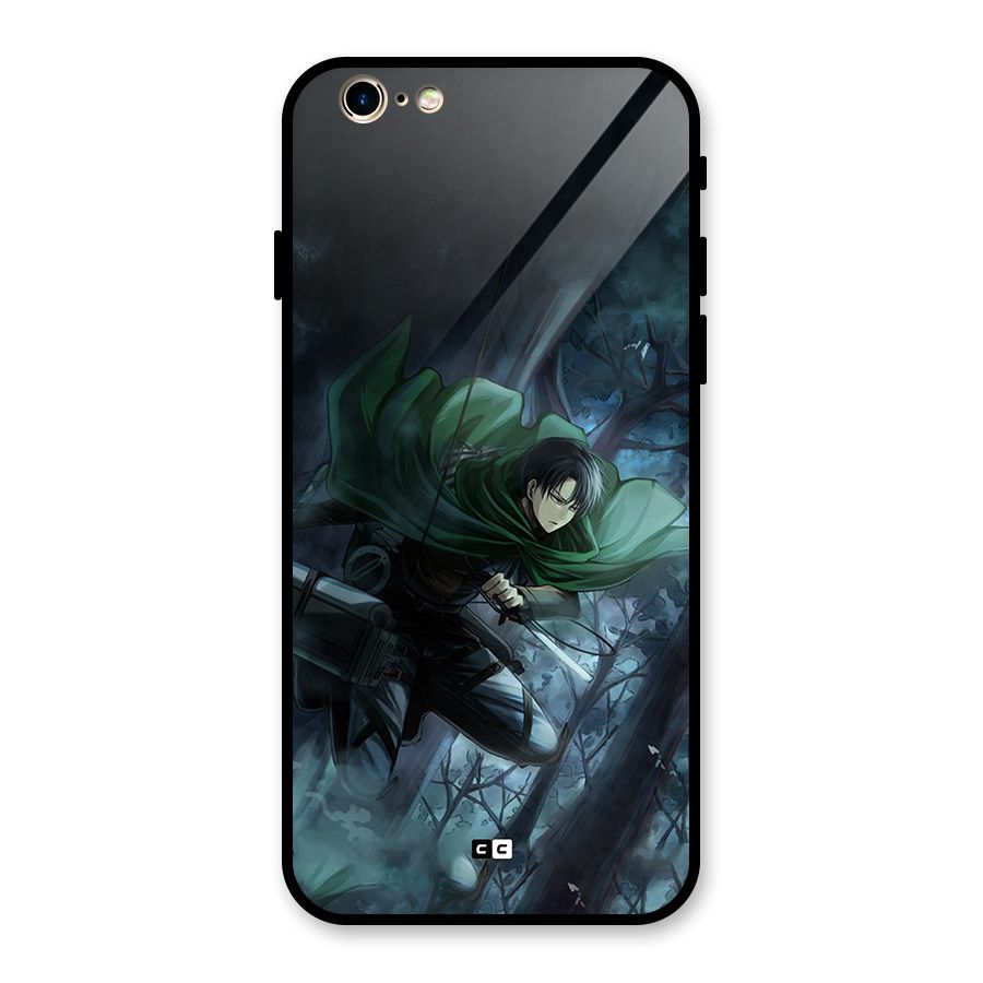 Cool Captain Levi Glass Back Case for iPhone 6 6S