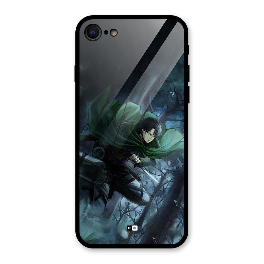 Cool Captain Levi Glass Back Case for iPhone 7