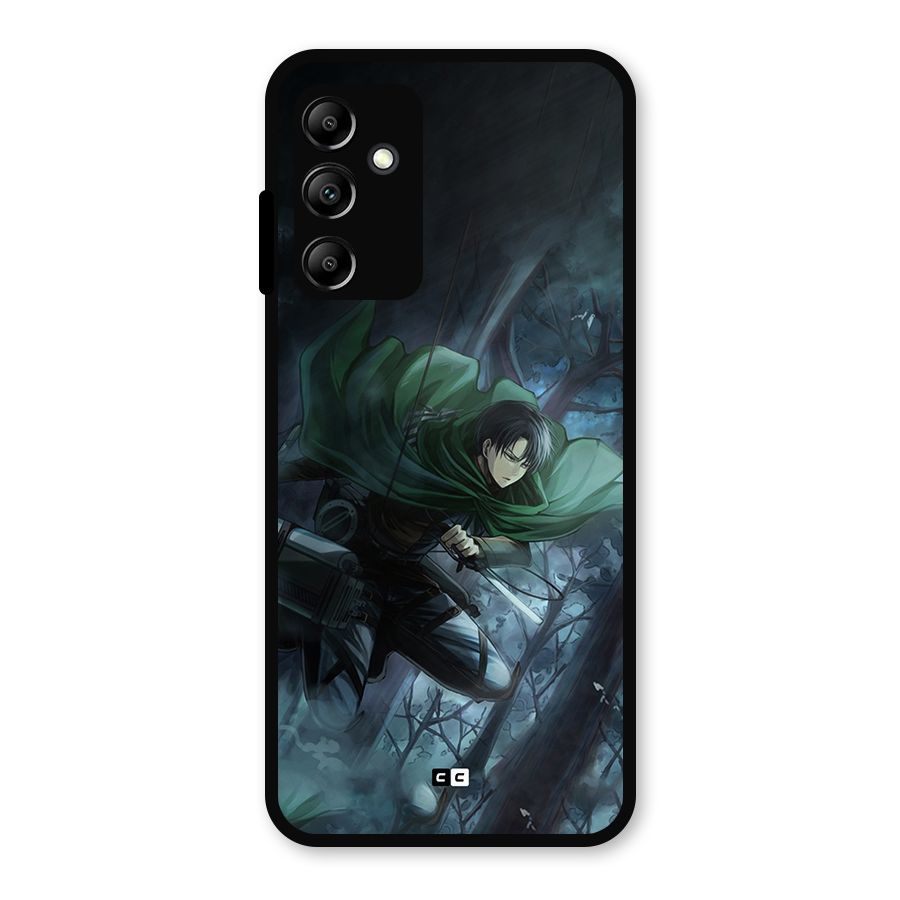 Cool Captain Levi Metal Back Case for Galaxy A14 5G