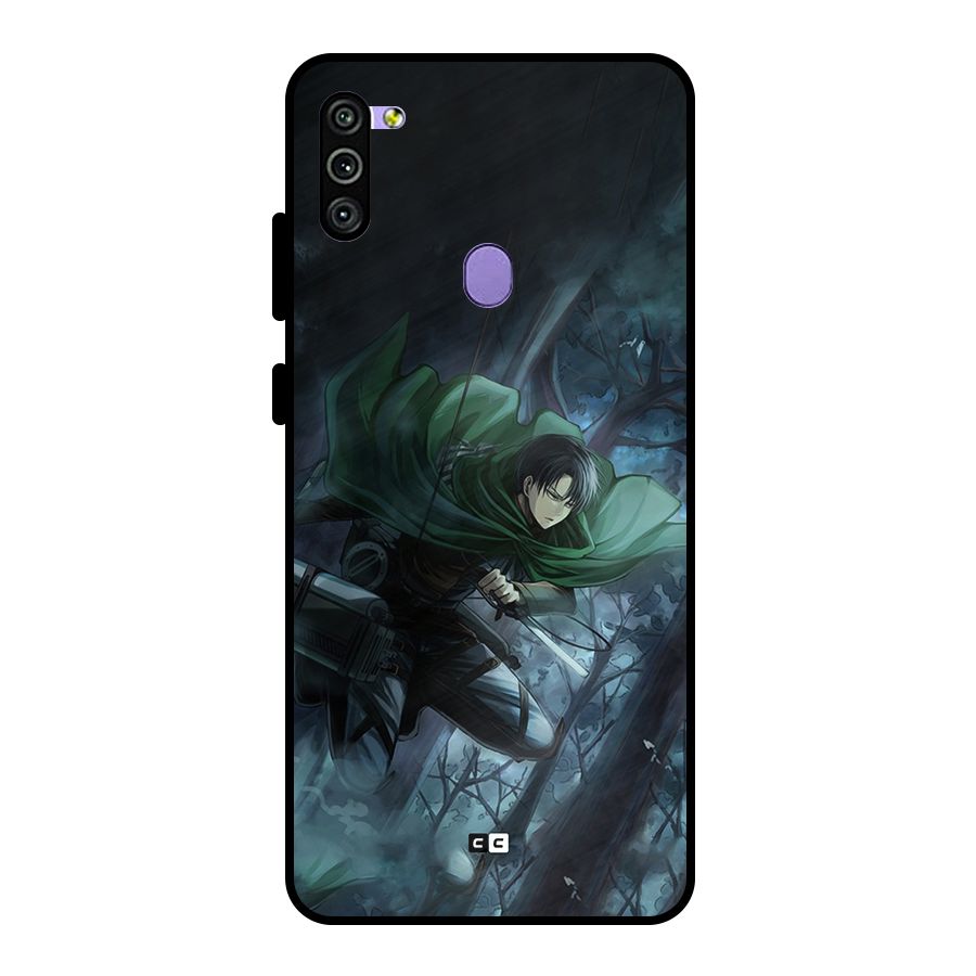 Cool Captain Levi Metal Back Case for Galaxy M11