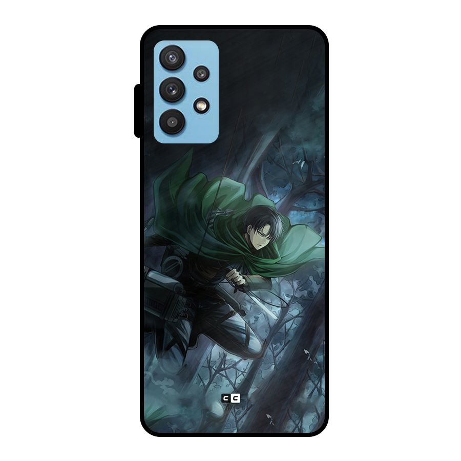 Cool Captain Levi Metal Back Case for Galaxy M32 5G