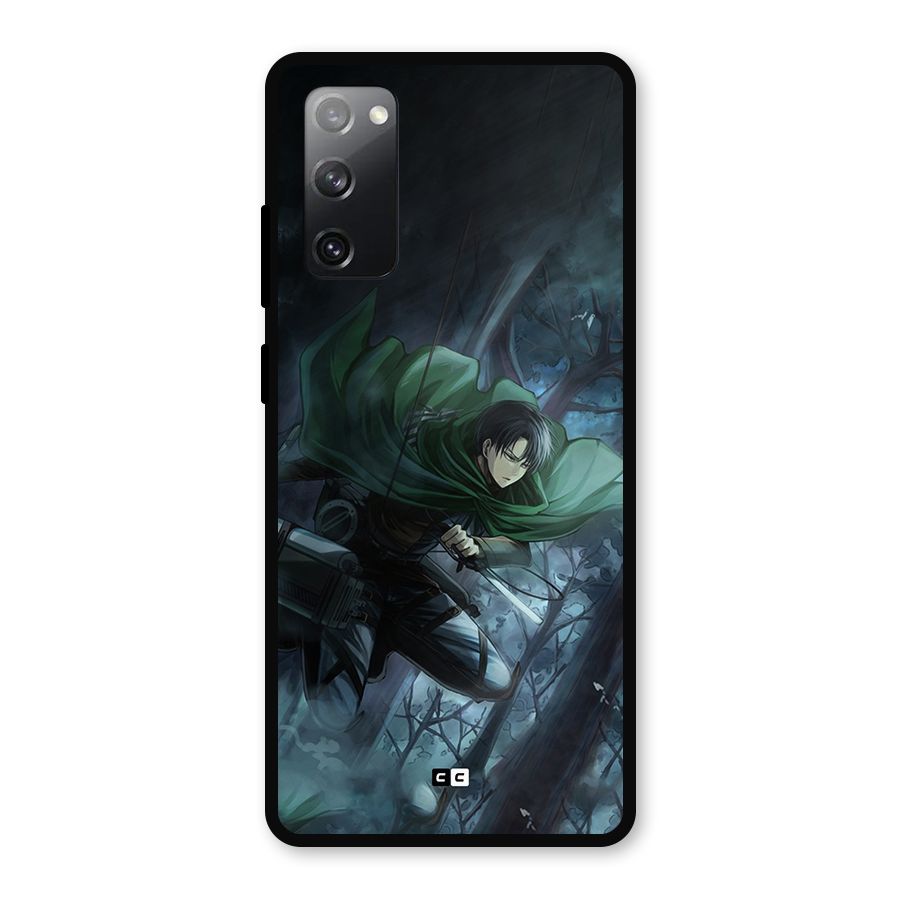 Cool Captain Levi Metal Back Case for Galaxy S20 FE 5G