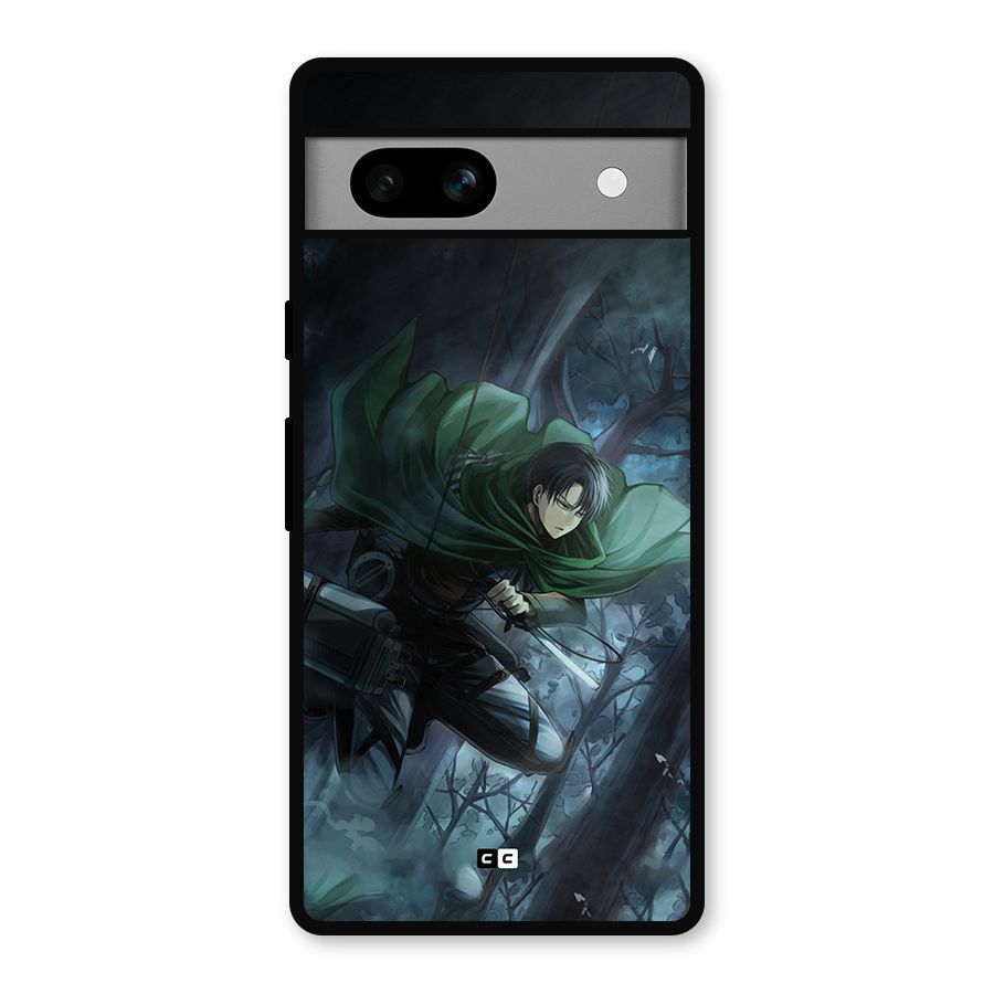 Cool Captain Levi Metal Back Case for Google Pixel 7a