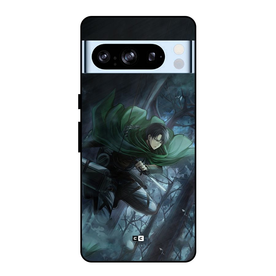 Cool Captain Levi Metal Back Case for Google Pixel 8 Pro