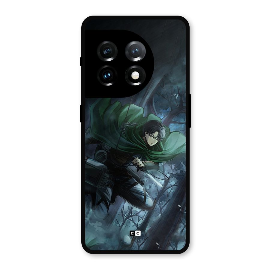Cool Captain Levi Metal Back Case for OnePlus 11