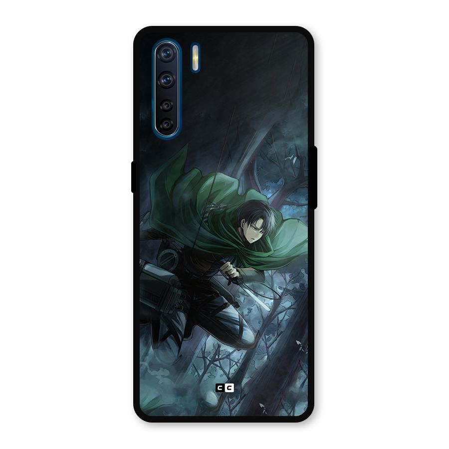 Cool Captain Levi Metal Back Case for Oppo F15