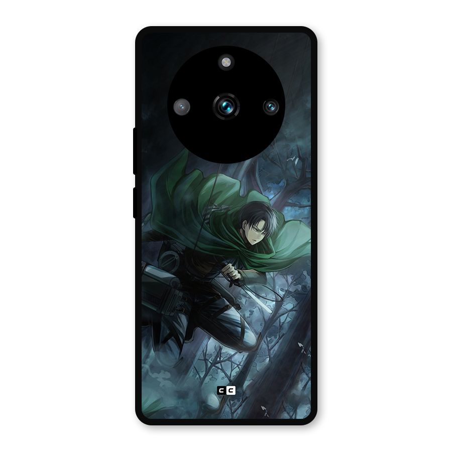 Cool Captain Levi Metal Back Case for Realme 11 Pro Plus