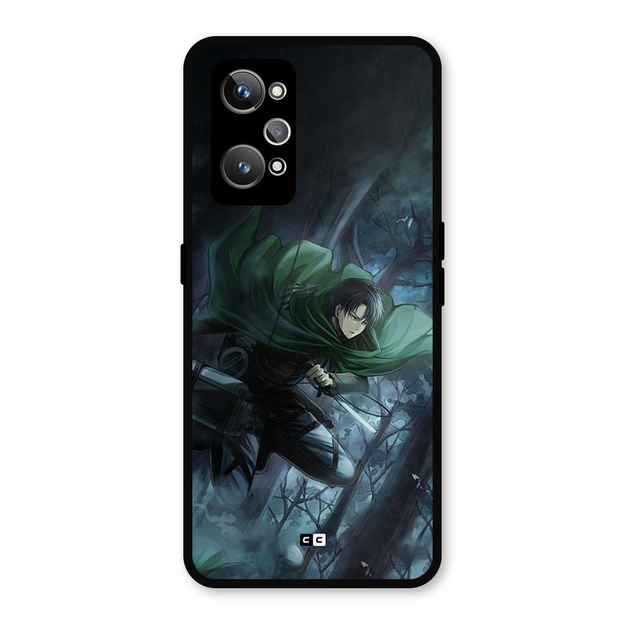 Cool Captain Levi Metal Back Case for Realme GT Neo2