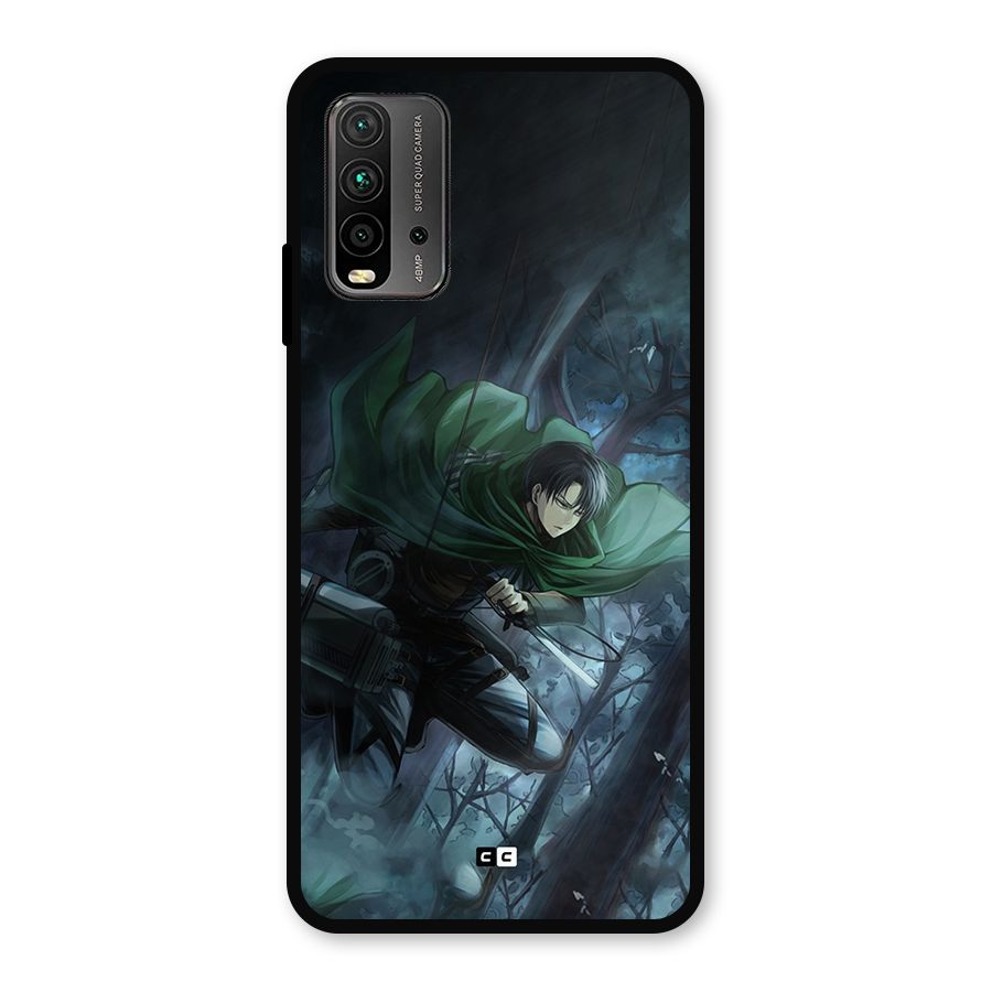 Cool Captain Levi Metal Back Case for Redmi 9 Power