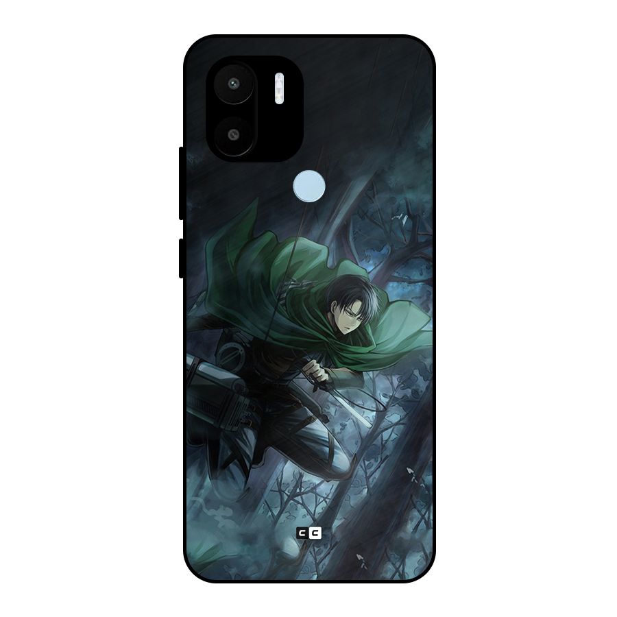 Cool Captain Levi Metal Back Case for Redmi A1 Plus