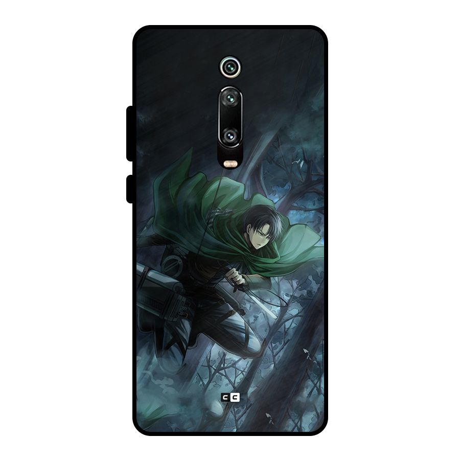 Cool Captain Levi Metal Back Case for Redmi K20