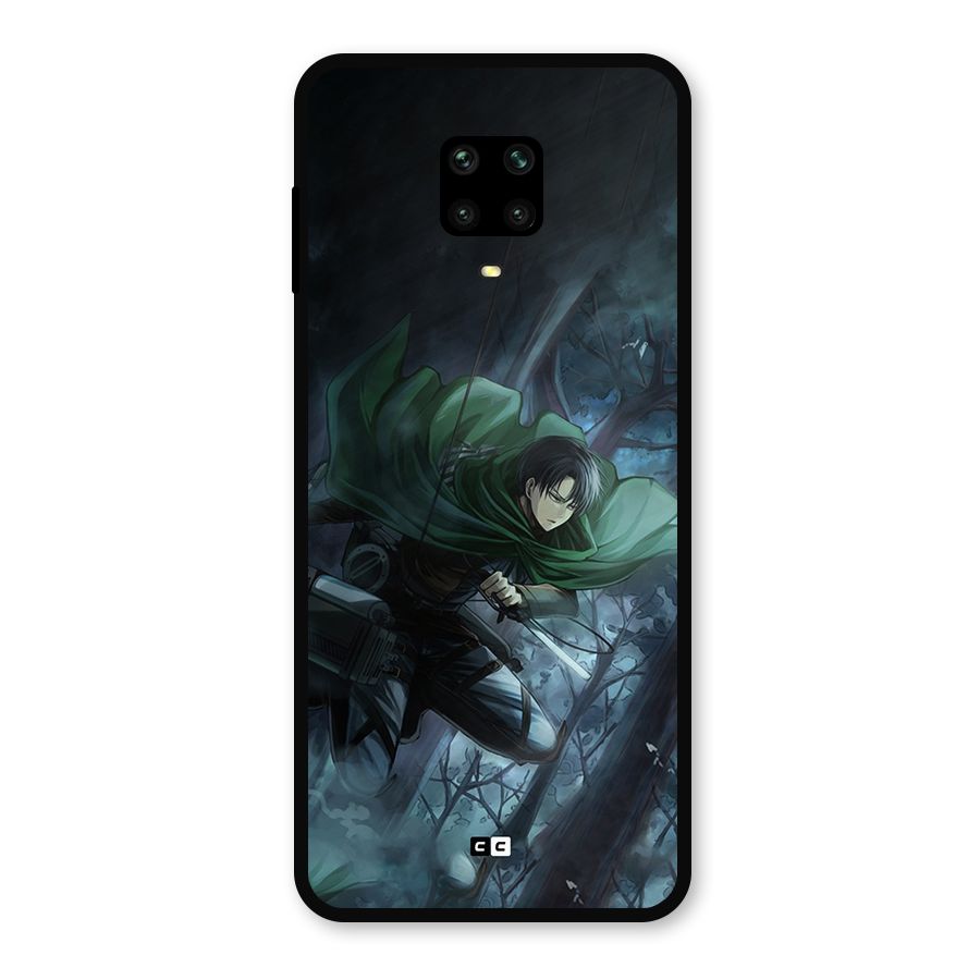 Cool Captain Levi Metal Back Case for Redmi Note 10 Lite