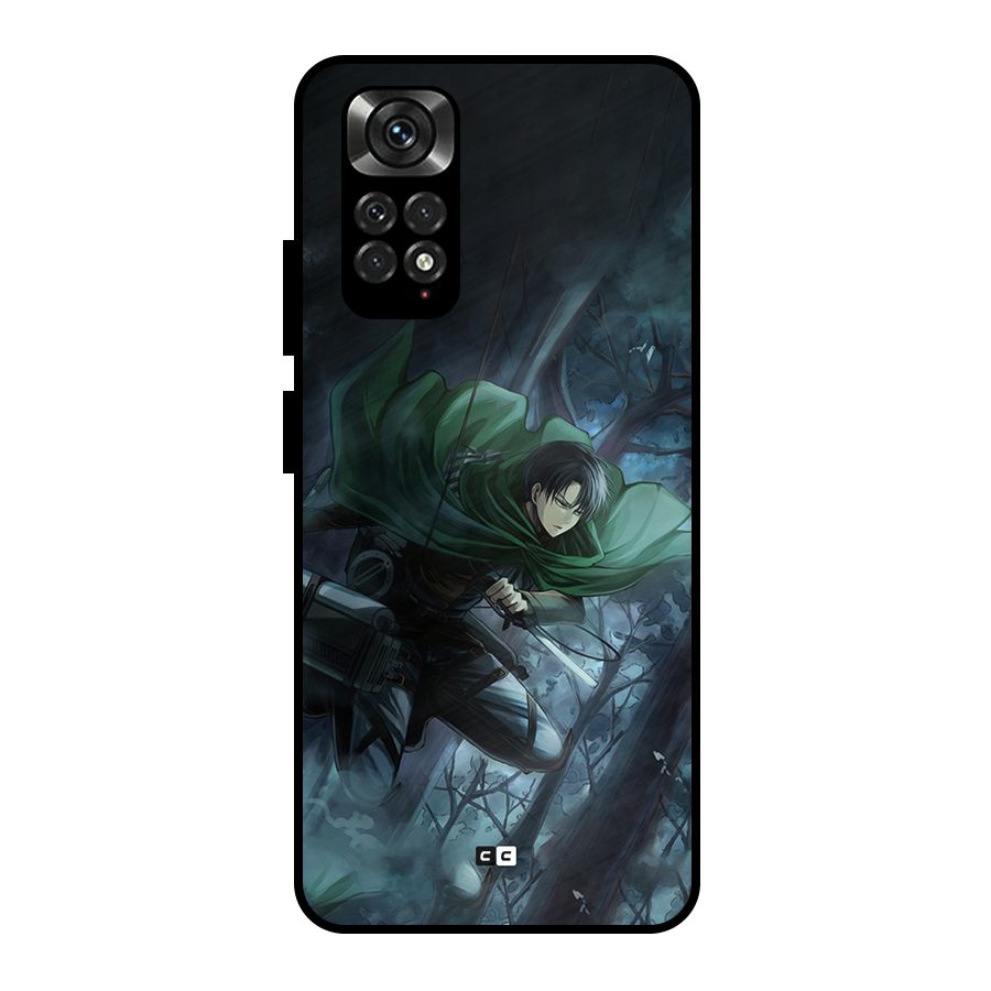 Cool Captain Levi Metal Back Case for Redmi Note 11 Pro