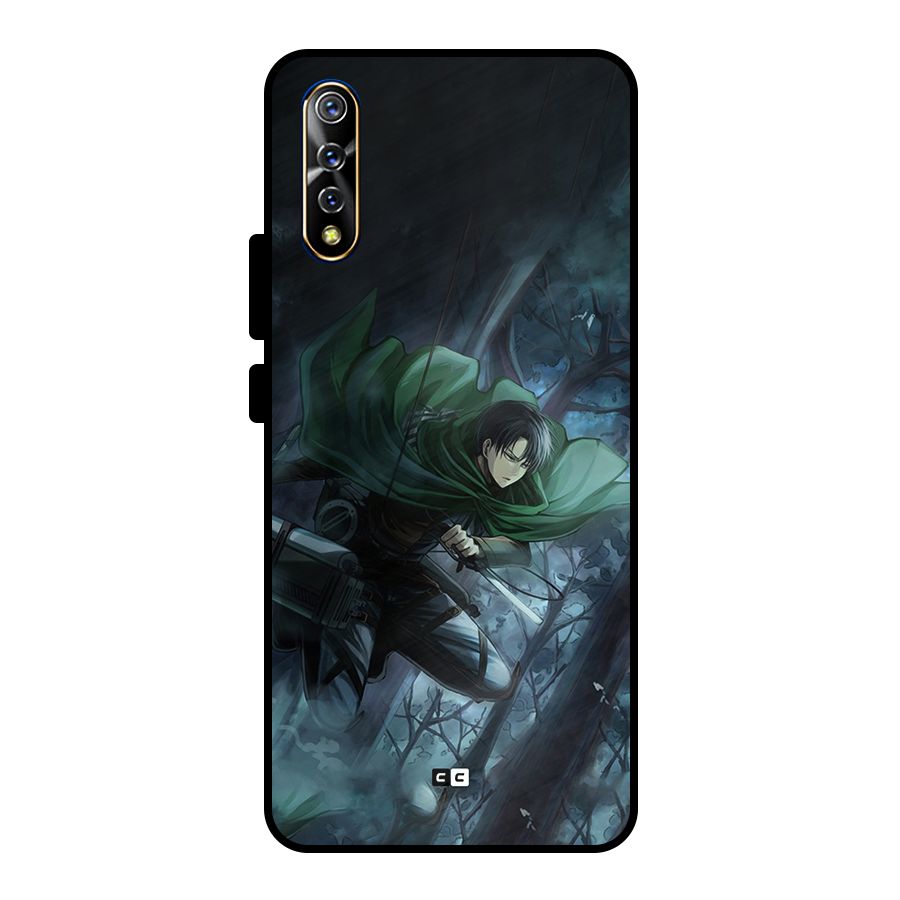 Cool Captain Levi Metal Back Case for Vivo S1