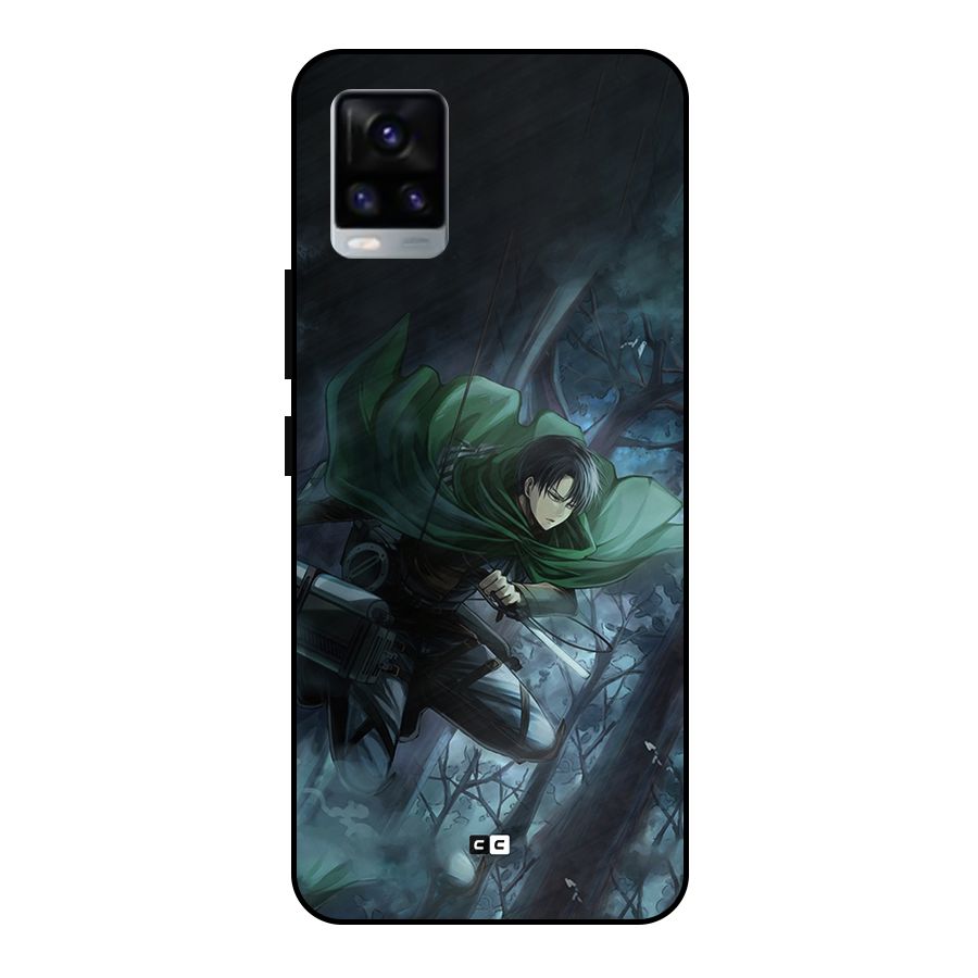 Cool Captain Levi Metal Back Case for Vivo V20