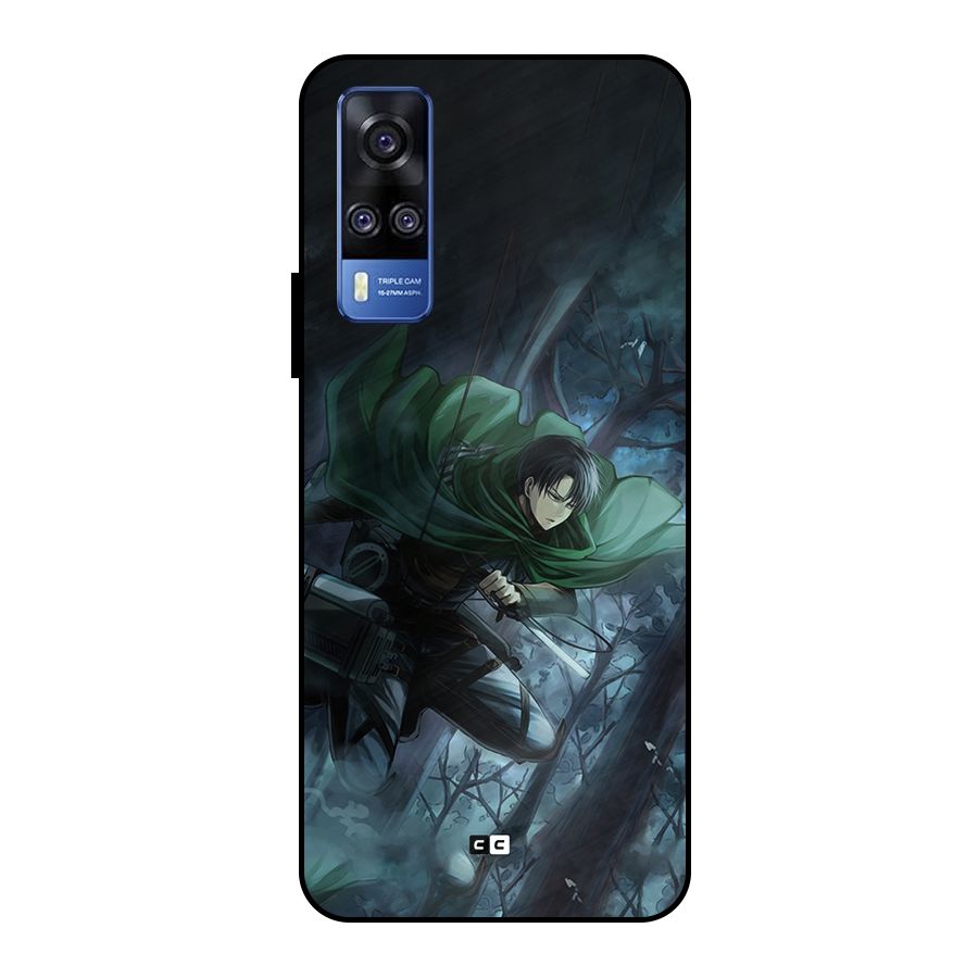 Cool Captain Levi Metal Back Case for Vivo Y51