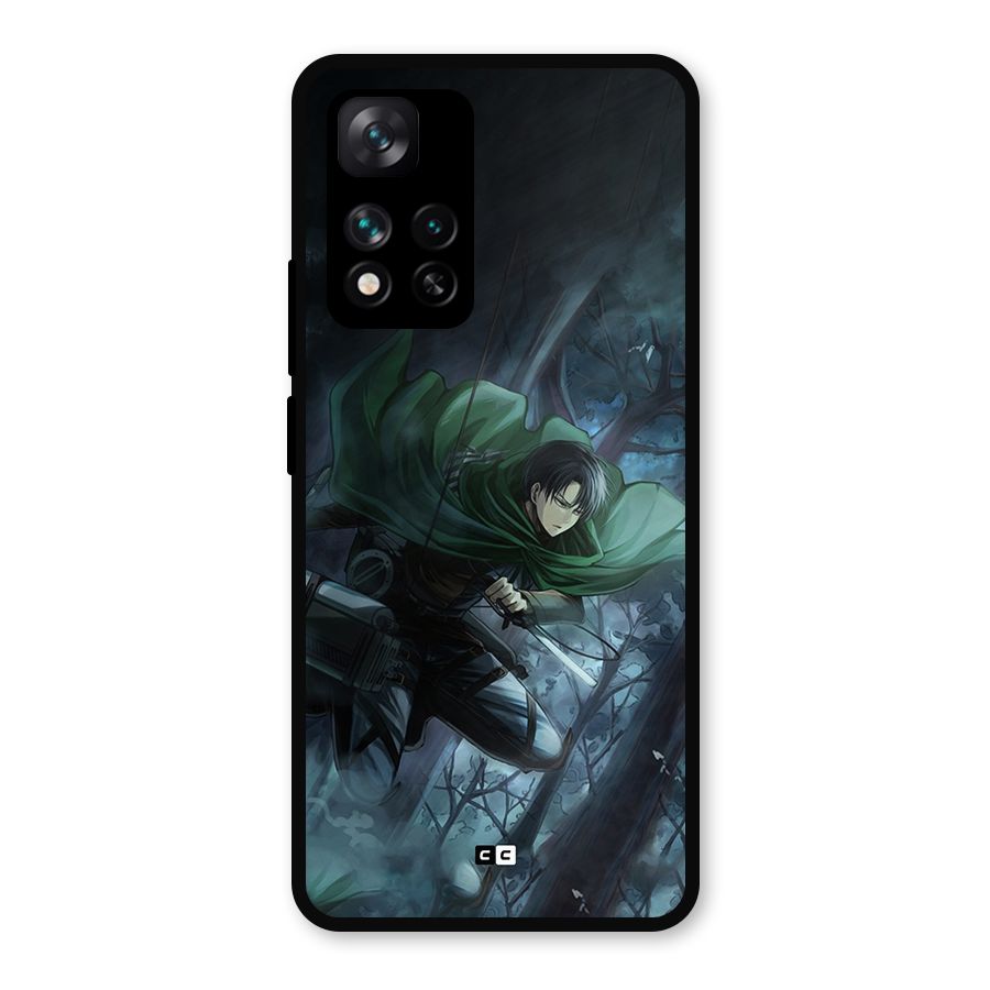 Cool Captain Levi Metal Back Case for Xiaomi 11i Hypercharge 5G