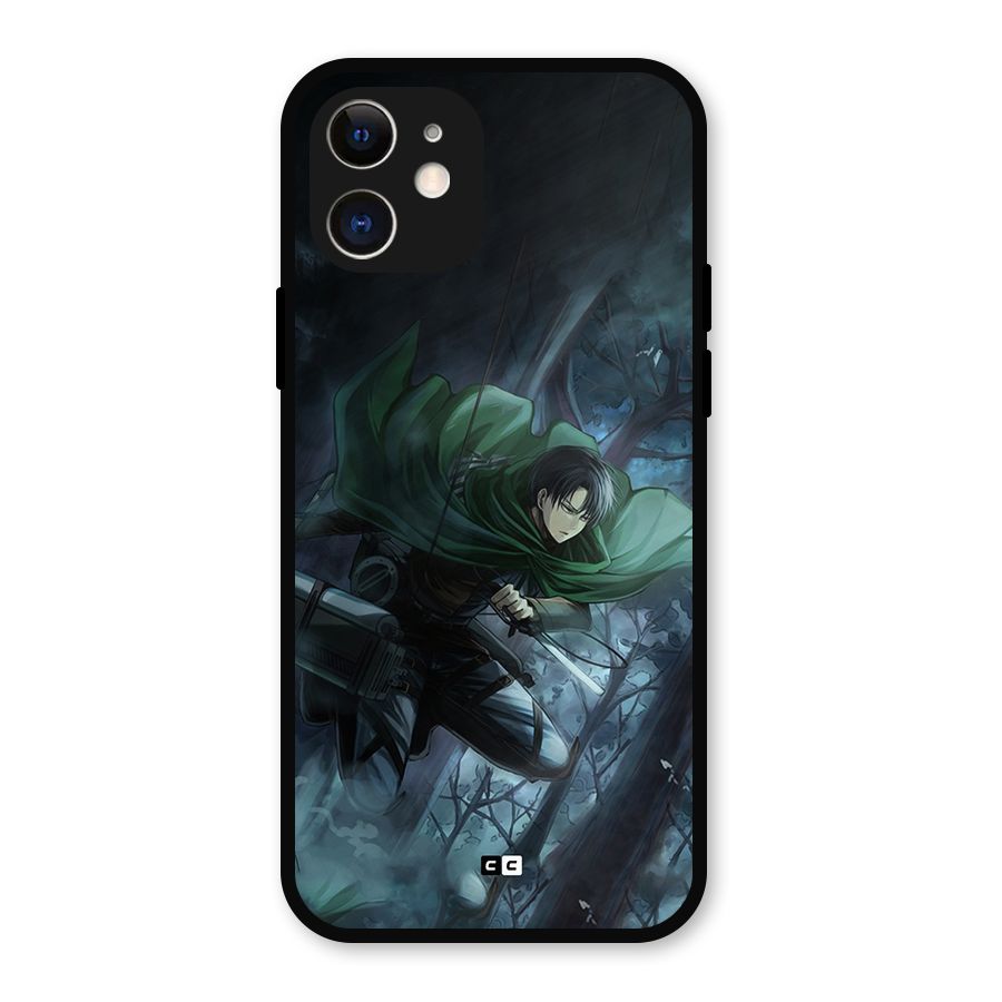 Cool Captain Levi Metal Back Case for iPhone 12