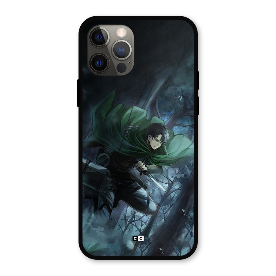 Cool Captain Levi Metal Back Case for iPhone 12 Pro