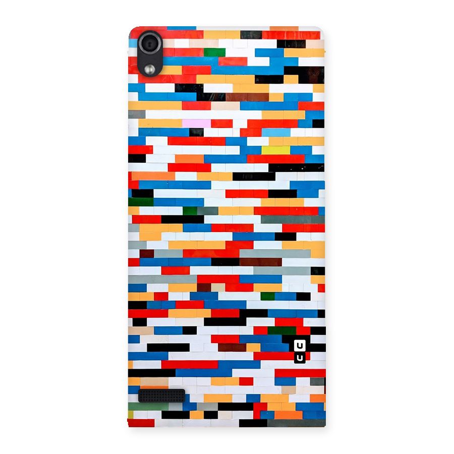 Cool Colors Collage Pattern Art Back Case for Ascend P6
